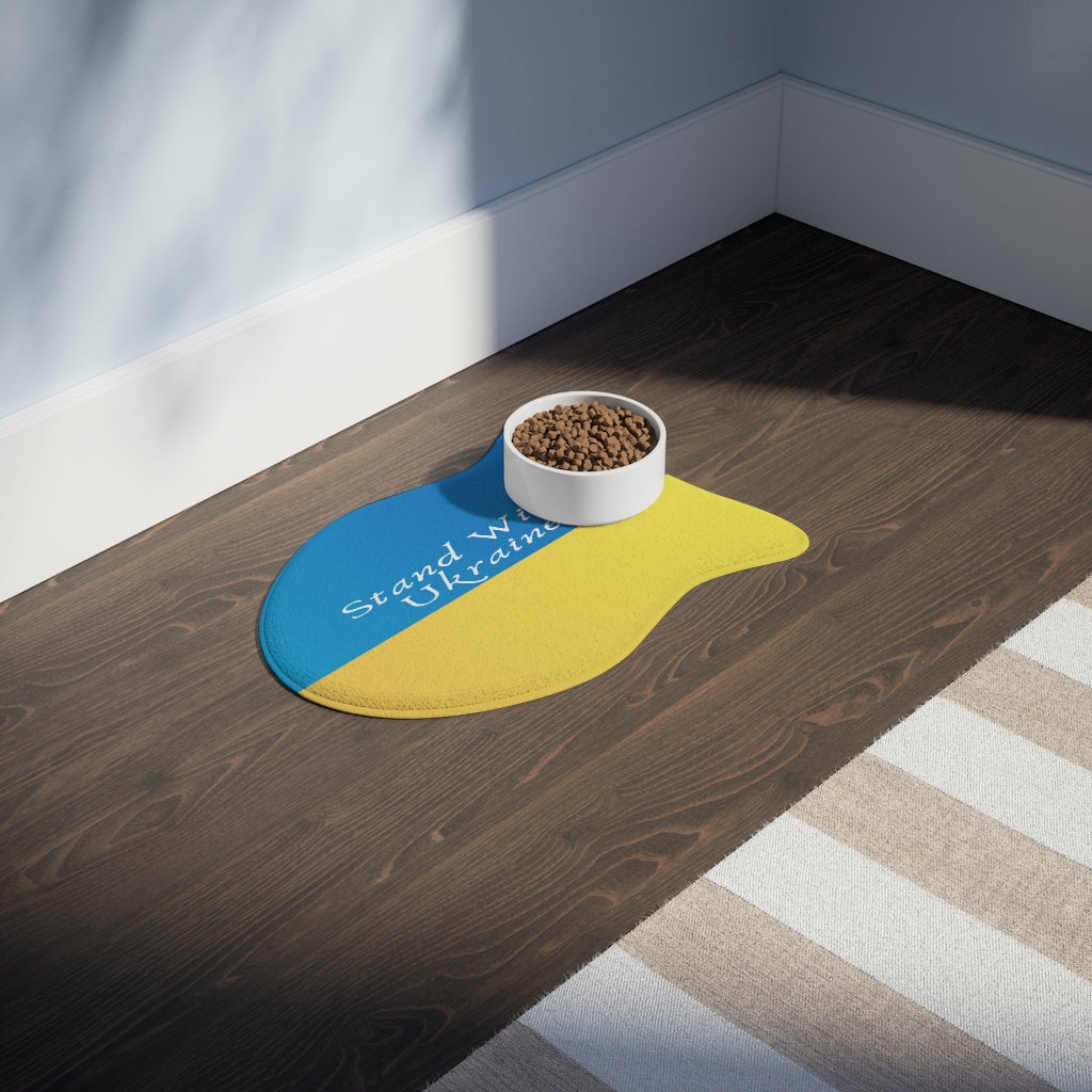 "Stand With Ukraine" Pet Bowl Mats
