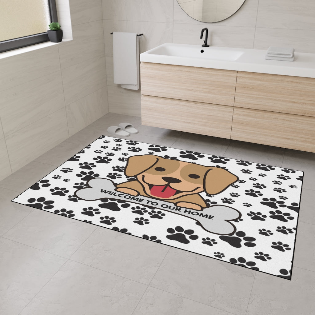 "Welcome To Our Home" Heavy Duty Floor Mat
