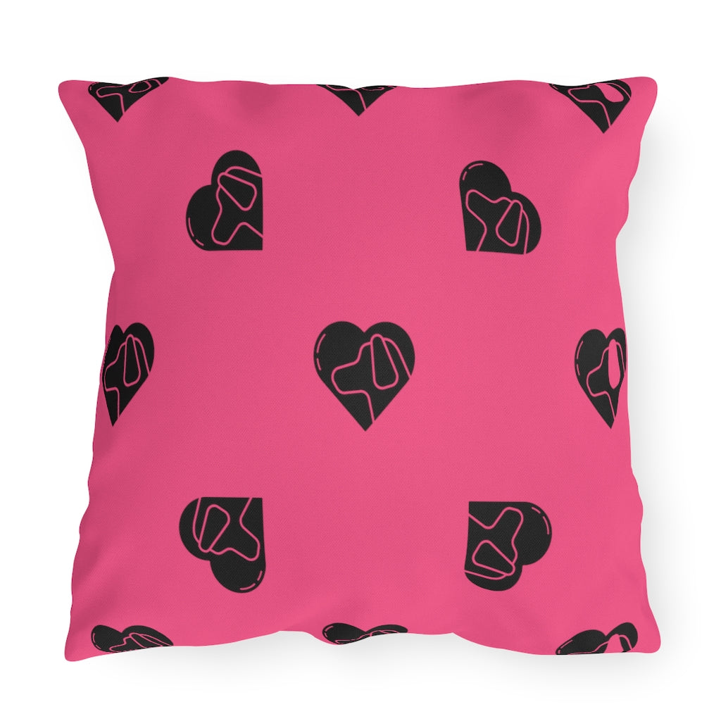 "Dog Hearts" Outdoor Pillows