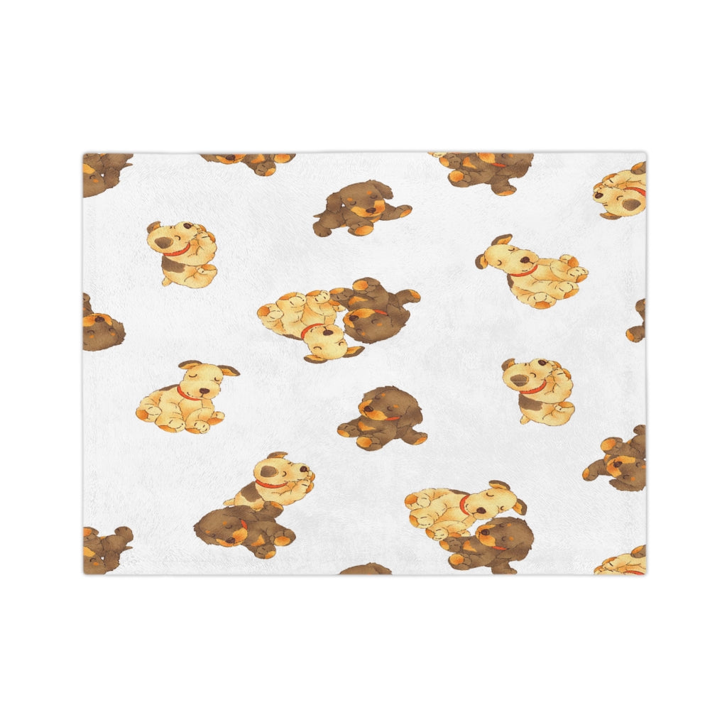 "Adorable Dogs" Velveteen Minky Blanket