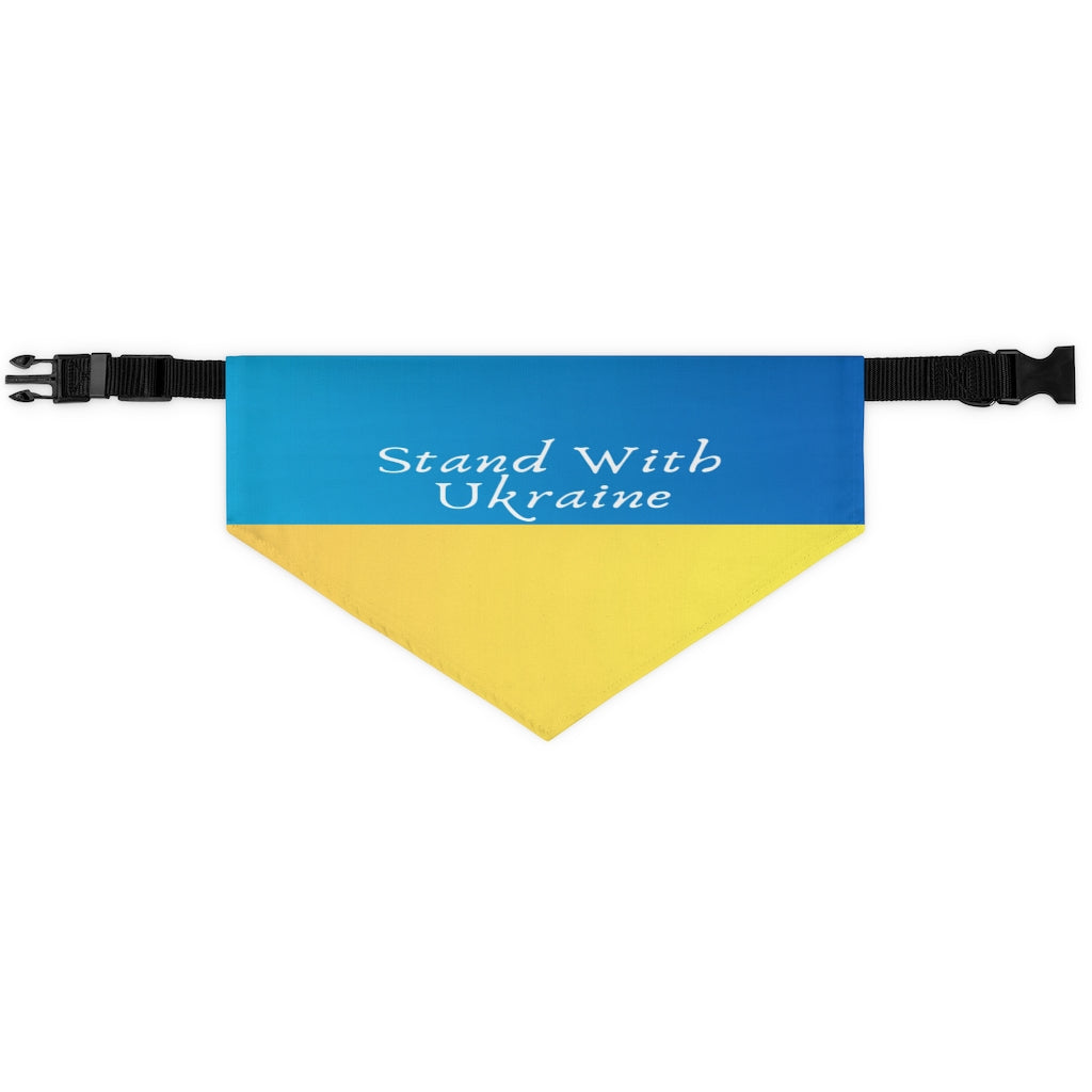 "Stand With Ukraine" Pet Bandana Collar