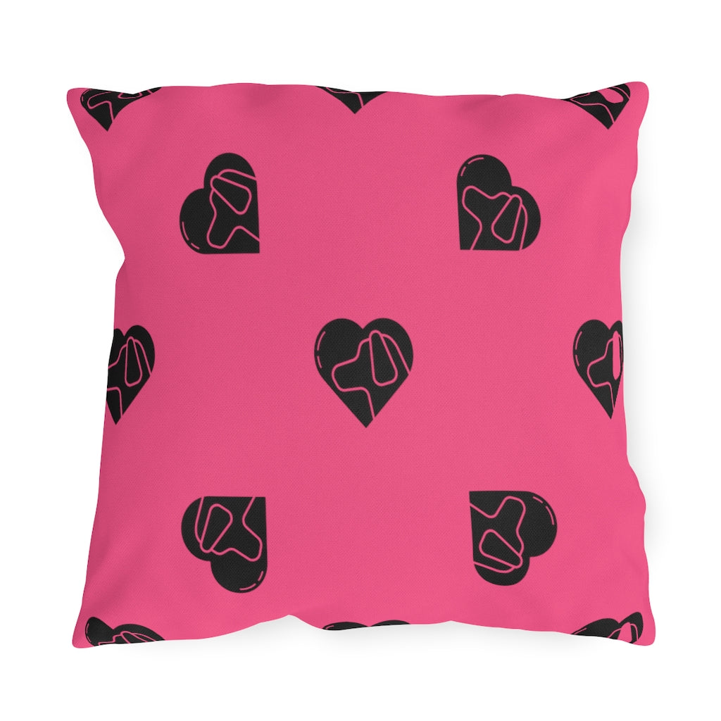 "Dog Hearts" Outdoor Pillows