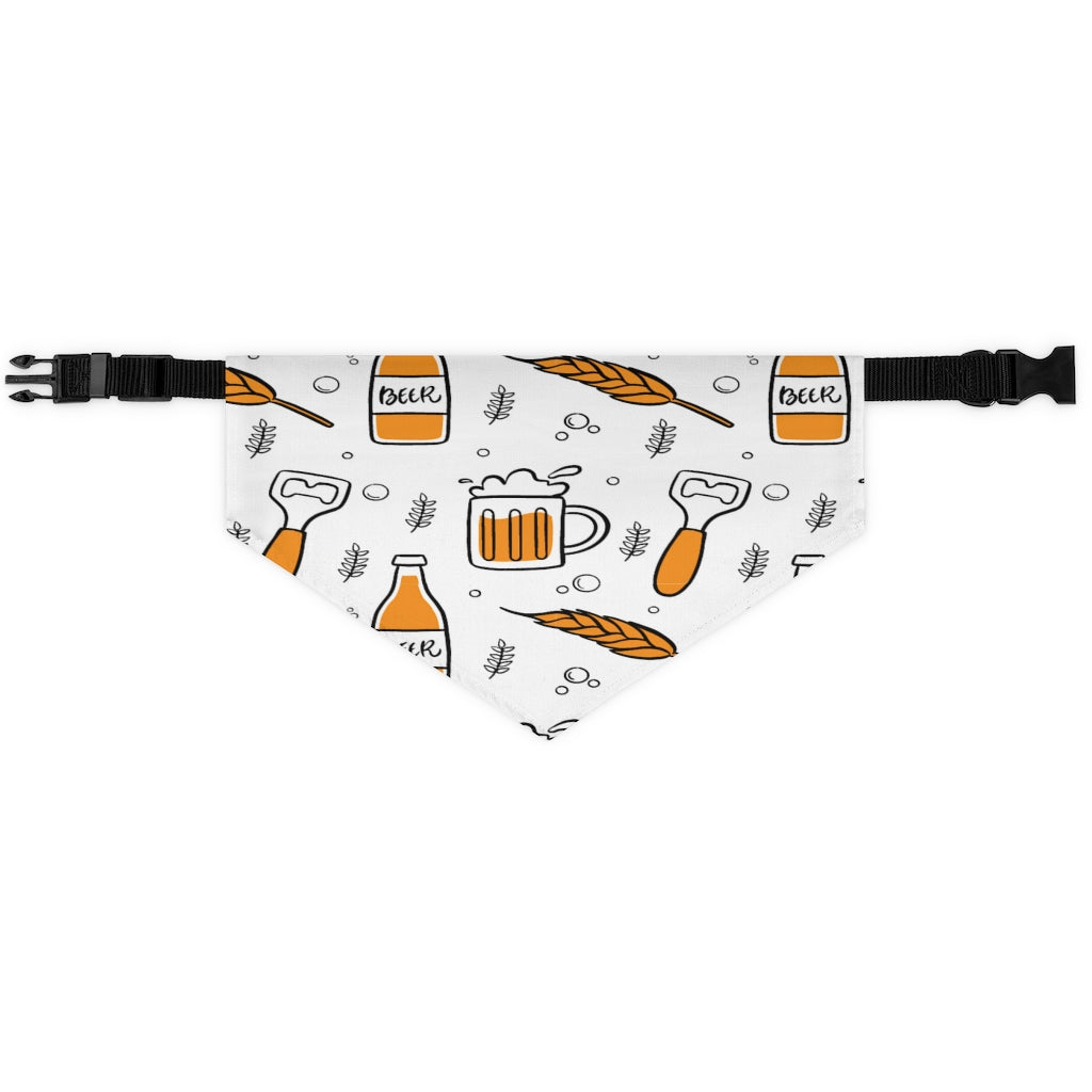"Beer Themed" Pet Bandana Collar