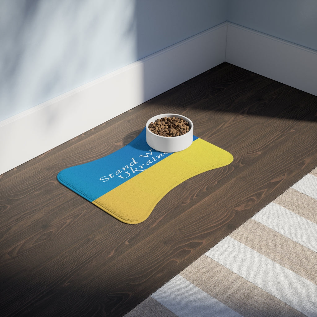 "Stand With Ukraine" Pet Bowl Mats