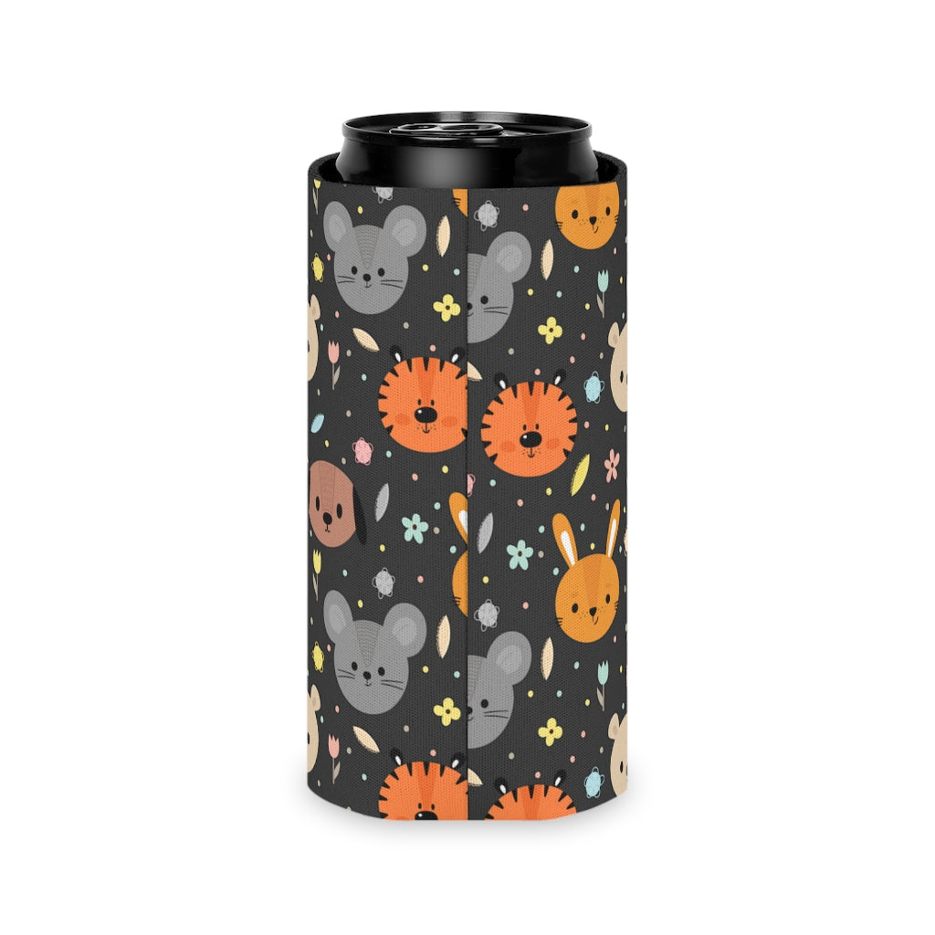 "Cartoon Dogs and Animals" Can Cooler