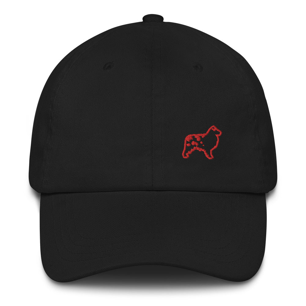 "Red Dog Outline" Baseball Hat