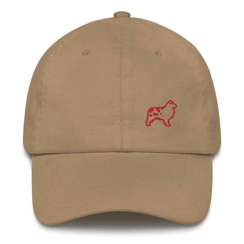 "Red Dog Outline" Baseball Hat