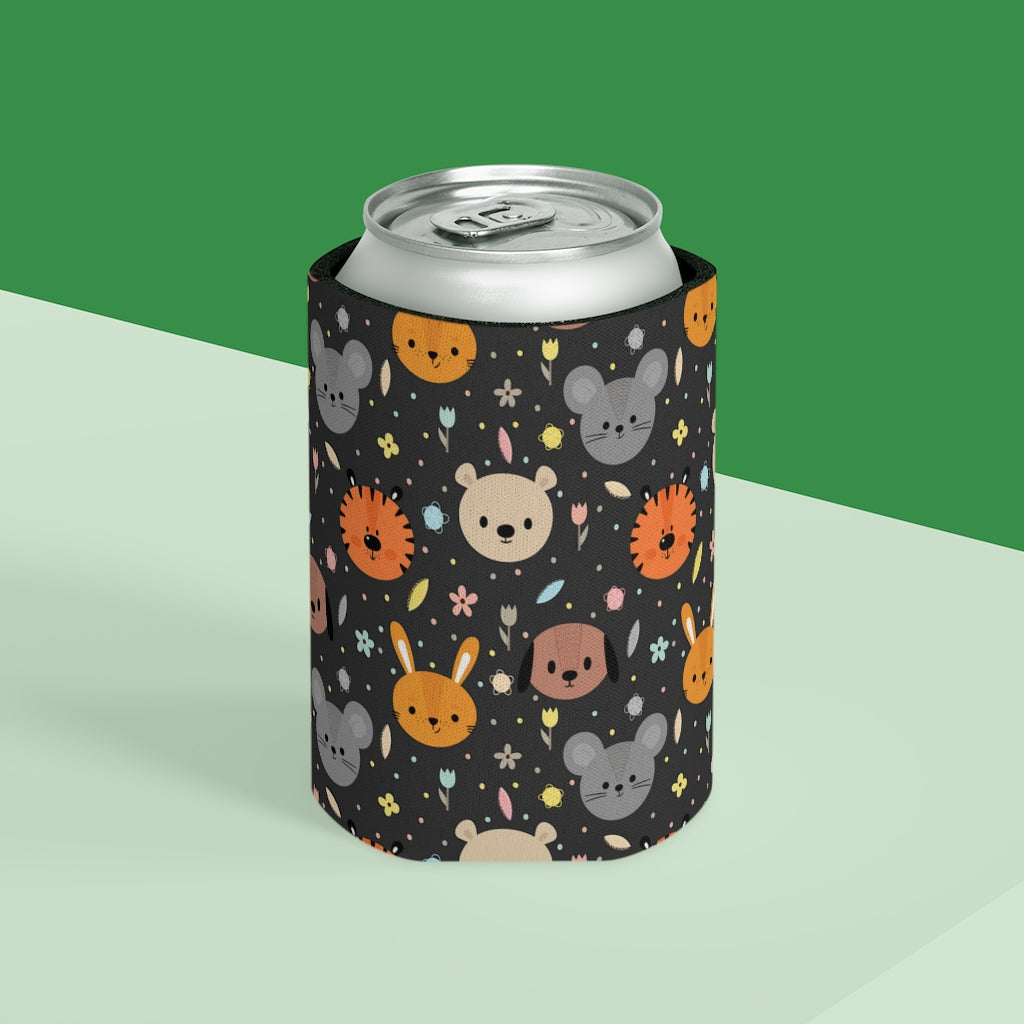 "Cartoon Dogs and Animals" Can Cooler