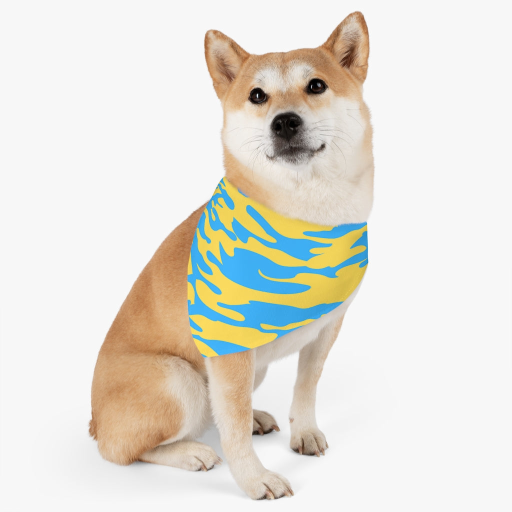 "Ukraine Colors Camouflage" Pet Bandana Collar