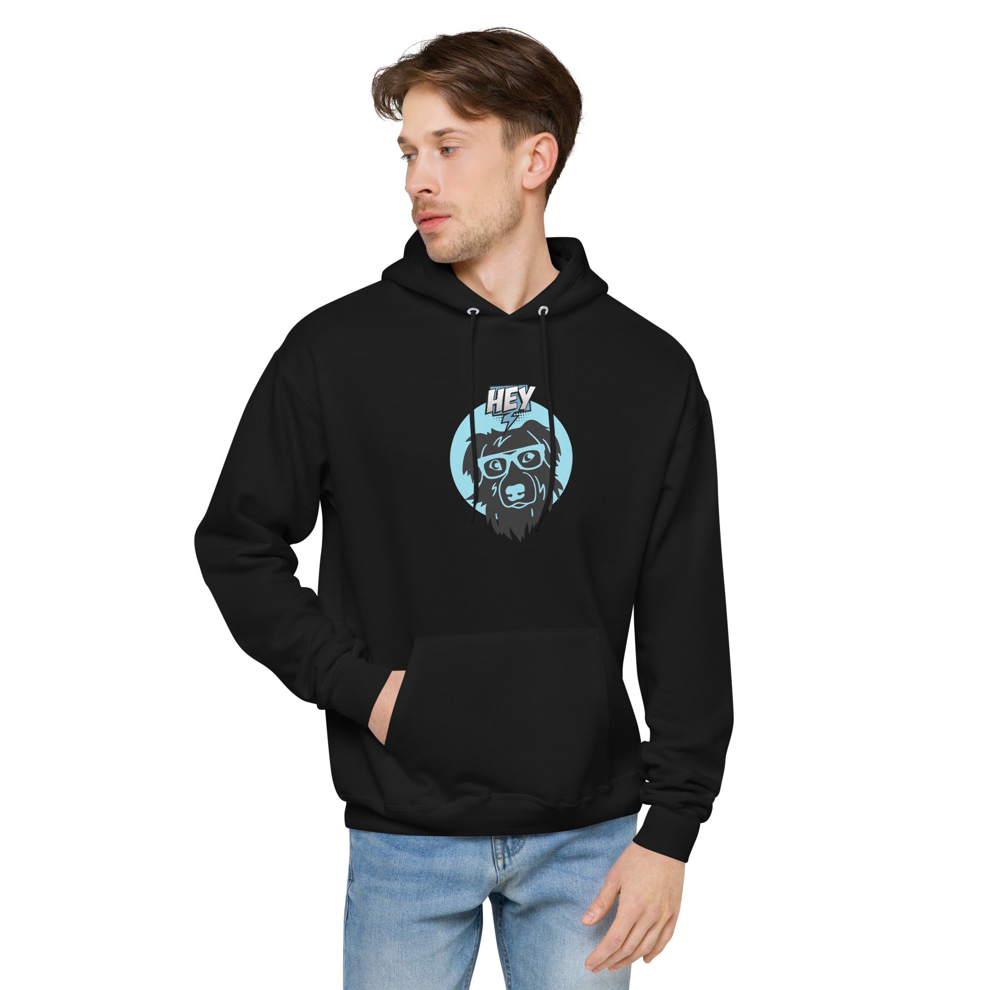 "Cool Dog" Unisex fleece hoodie